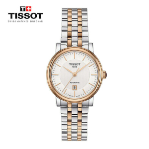 天梭(TISSOT)卡森臻我系列钢带机械女表T122.207.22.031.01