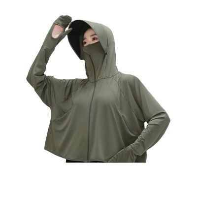 女士防晒衣薄款罩衫冰丝开衫防紫外线外套宽松防晒服轻薄UPF50+