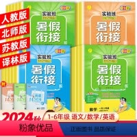 3册-语文+数学人教+英语人教 三升四 [正版]2024新版实验班暑假衔接一升二升三升四升五升六年级下册暑假作业练习册语