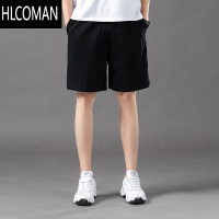 HLCOMAN运动裤男短裤夏季新款棉料透气纯色百搭针织休闲跑步篮球五分裤子