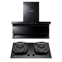 长虹 26m³大吸力 顶侧三腔拢吸 直流变频 L659B烟机+5.2kW猛火 超一级能效 聚能炉架 B261灶具套装