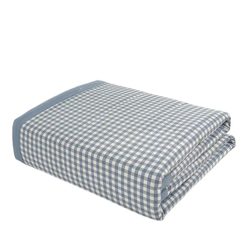 知布家全棉色织新疆棉花被150*200cm 条