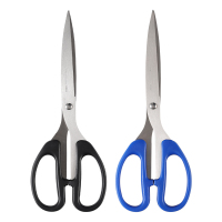 宝克(BAOKE)SR1507 210mm大号不锈钢剪刀 办公家用生活剪刀 颜色随机 2把