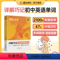[全国版]初中单词书 初中通用 [正版]2024新蝶变英语详解巧记初中英语词汇漫画图解中考英语单词书记背神器大全2100