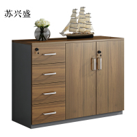 苏兴盛办公室矮柜储物柜文件柜2门4抽屉