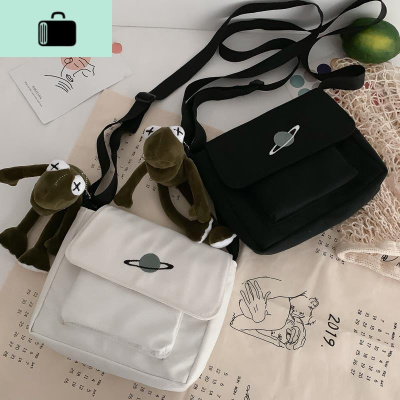 小包包女2019新款潮斜挎百搭单肩ins风学生韩版原宿ulzzang帆布包NEWLAKE女手包