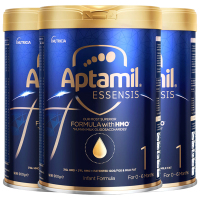 [3罐装]Aptamil香港原装进口爱他美奇迹蓝罐1段0-6个月HMO婴幼儿配方奶粉900g