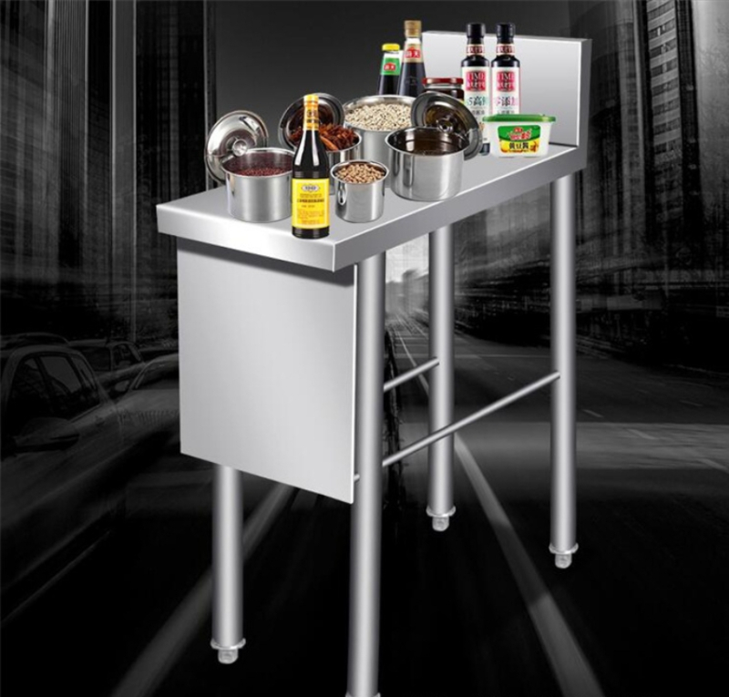 调料拼台300*1200*1170 304不锈钢材质,厚度1.0mm 厨房食堂酒店不锈钢炉灶拼接工作台调料