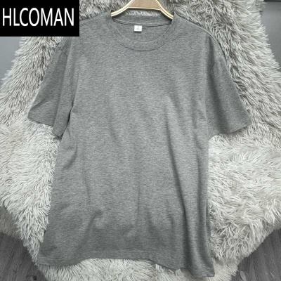 HLCOMAN凡写夏季新款净版宽松百搭短袖T恤纯色男女都可以穿