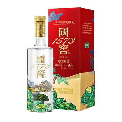 国窖1573峰峦锦绣 52度 500ml*1瓶 浓香型白酒