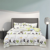 唐纳家纺 生态暖绒四件套-国宝翠竹- 200*230CM TN-KT24039