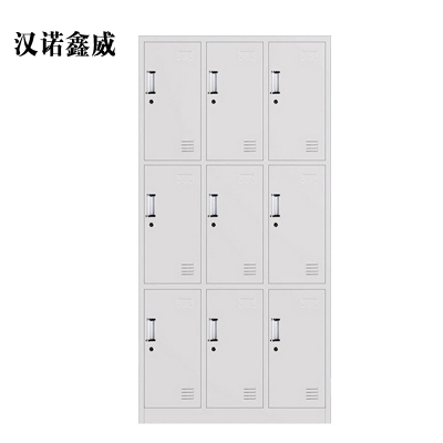 汉诺鑫威更衣柜钢制员工宿舍储存物柜浴室多门换衣柜子铁皮学校宿舍存鞋柜