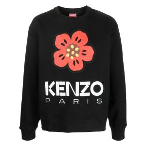 高田贤三(Kenzo)Kenzo棉质花卉刺绣男款圆领长袖卫衣休闲潮流百搭