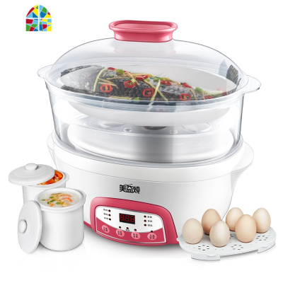 电炖锅全自动家用煲汤煮粥锅1-2-3人迷你隔水炖燕窝电炖盅 FENGHOU 黄色