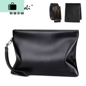 男包手包男士手拿包信封包商务休闲软皮包韩版潮流夹包手抓包拎包NEW LAKE