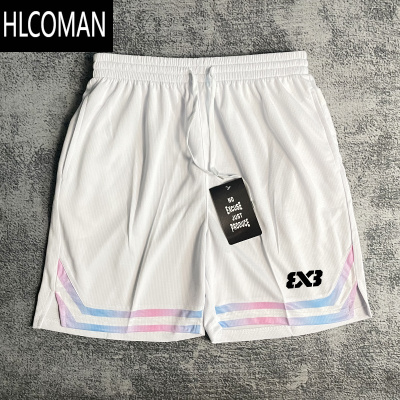 HLCOMAN3X3美式篮球裤男夏季运动短裤速干透气跑步健身训练短裤不过膝潮