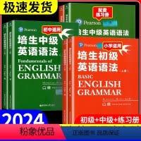 培生初级 英语语法[上下2册]小学 初中通用 [正版]培生英语语法+练习册(初级+中级)新概念英语1-4同步英语语法/剑