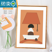 敬平简约铝合金相框挂墙装裱a3a4海报拼图大尺寸金属画框架定制4k开8k 8069平面款亮钛金 30寸挂墙[可放50.2