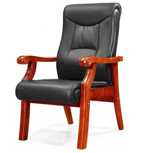 慧采云 办公家具办公椅电脑椅会议椅老板椅棋牌椅实木椅子麻将椅靠背椅 中式皮艺