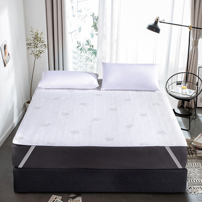 新品特卖-紫荆秀空气层防水棉花床垫白色1.8*2.0m