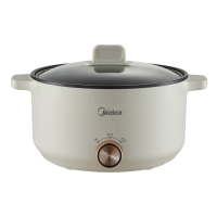 美的(Midea)火锅专用锅电火锅速沸电锅一体多功能锅电煮锅火锅3L大容量MC-HGE2510