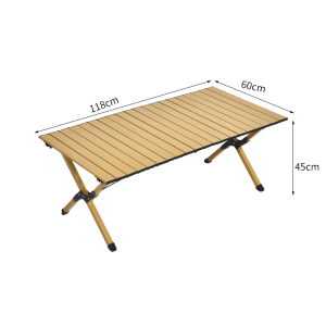 户外蛋卷桌便携式折叠桌野餐桌 118*60*45cm