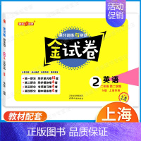 2年级下 英语 小学通用 [正版]2024金试卷上海一二年级语文数学三四五年级六七八年级上册下册九年级全一册英语物理化学