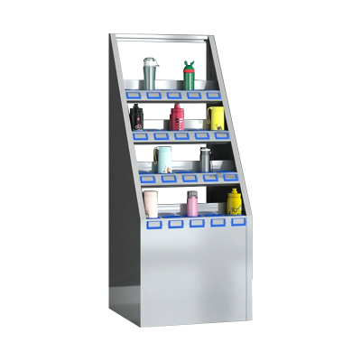 臻远 ZY5091003 201不锈钢 20位水杯架 490*600*1280mm 1个