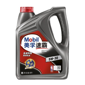 美孚速霸1000合成技术 4L 5W-40/5W30 SN PLUS汽车发动机油润滑油