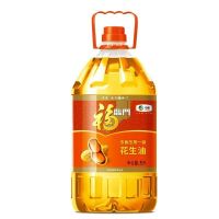中粮福临门浓香压榨一级花生油5L家用食用油 1桶