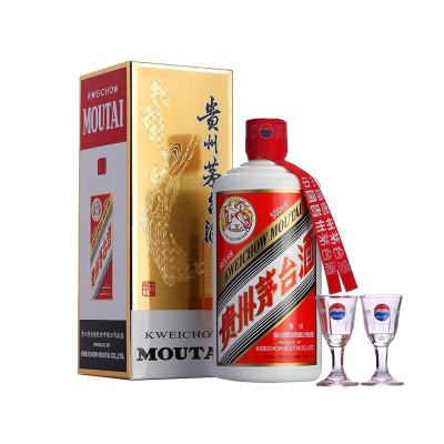 飞天茅台 53度 酱香型白酒 500ml单瓶(年份随机)
