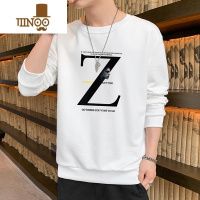 YANXU卫衣男士长袖t恤2023新款潮牌宽松休闲百搭国潮美式上衣服