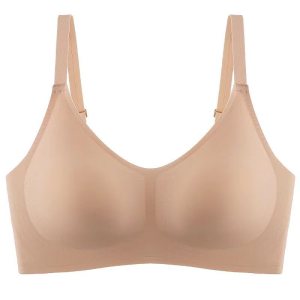 薄款大胸显小无痕内衣女小胸聚拢文胸罩3D果冻软支撑无钢圈调整型
