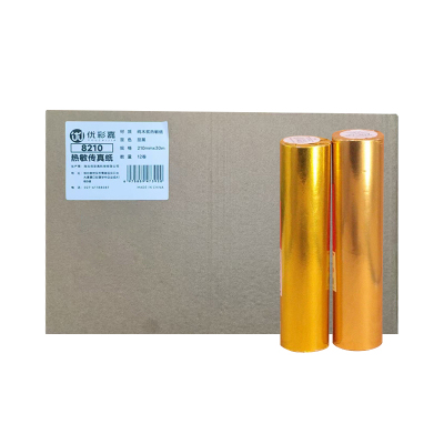 优彩嘉 热敏传真纸 210X30mm 12卷/箱 8210 箱