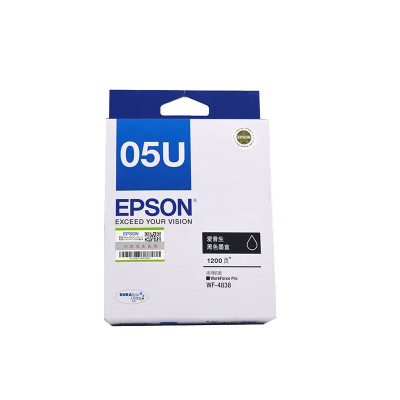爱普生(EPSON) T05U1 适用WF-4838机型 打印量约1200页 黑色墨盒(计价单位:盒)