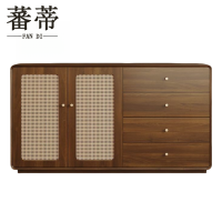 蕃蒂收纳柜二门四抽台