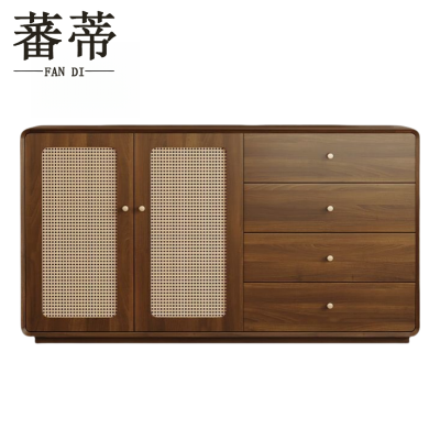 蕃蒂收纳柜二门四抽台