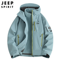 JEEP吉普2025秋冬新款情侣户外宽松休闲三合一冲锋夹克两件套6274