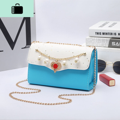 单肩包斜挎包2020新款韩版夏季百搭包包女士小清新链条包学生包NEW LAKE女士单肩包