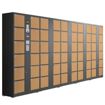 攸形红外条码存包柜60门4250*460*1800mm台