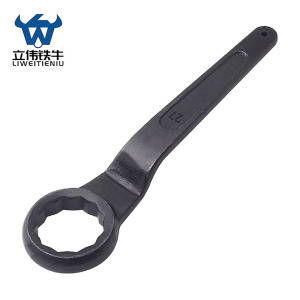 立伟铁牛单头梅花扳手27mm/把
