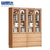 铭思达实木书柜1.8米台