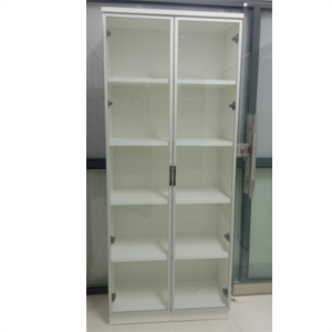 组合书架靠墙落地书橱玻璃门展示柜书柜 SG-5