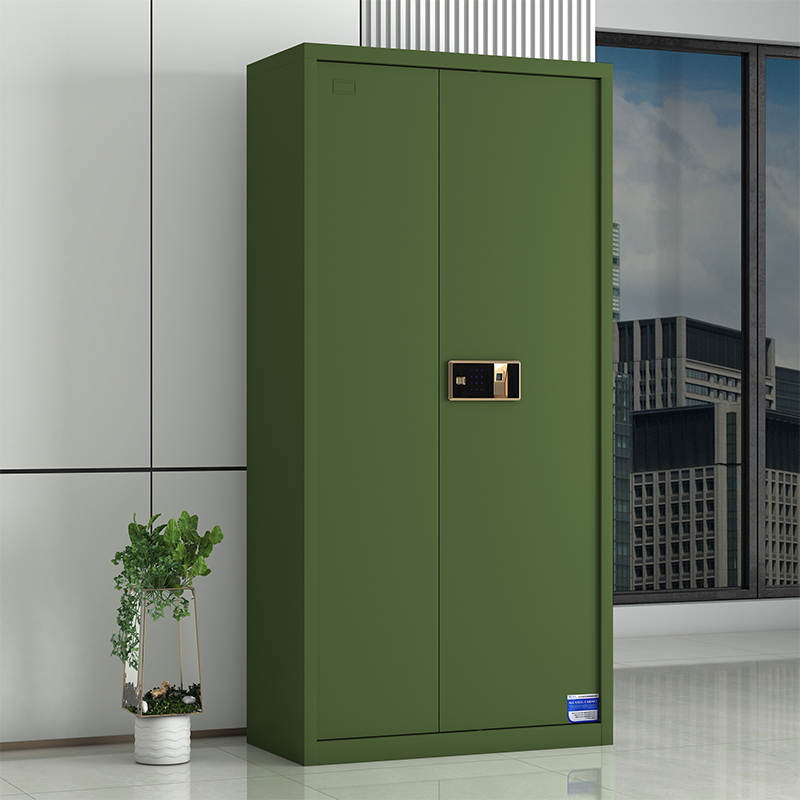 鑫星奈 XXN40615002 钢制保密柜保险柜保密档案资料柜 绿色通门指纹锁