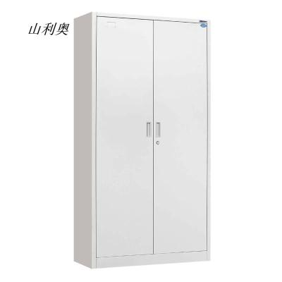 山利奥(Shanliao)两门文件柜 钢制办公室对开门档案资料柜铁皮储物柜财务凭证柜 850*390*1800mm/个