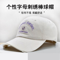 韩版百搭显脸小棒球帽女新款春夏季软顶宽帽圆脸显瘦防晒鸭舌帽