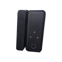 豫众诺 玻璃门智能锁 黑色 把