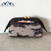 日系收纳新款可爱星空刺绣丝绒化妆包流苏小手包随身化妆品收纳包 三维工匠