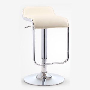 匡大 办公椅高脚椅可升降可旋转吧台椅前台大厅休闲椅KDBY-KR02 白色