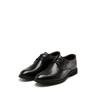 ‼️明天恢复458爆赞优品-H家剪标圆头系带漆皮花纹皮鞋男（平跟）HSXSD3R040A黑色花纹